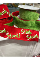 Shop For 4" Stink Stank Stunk Ribbon: Red (5 Yards) at Michelle's aDOORable Creations