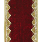 Shop For 4" Velvet Jewel Trim Ribbon: Red (5 Yards)