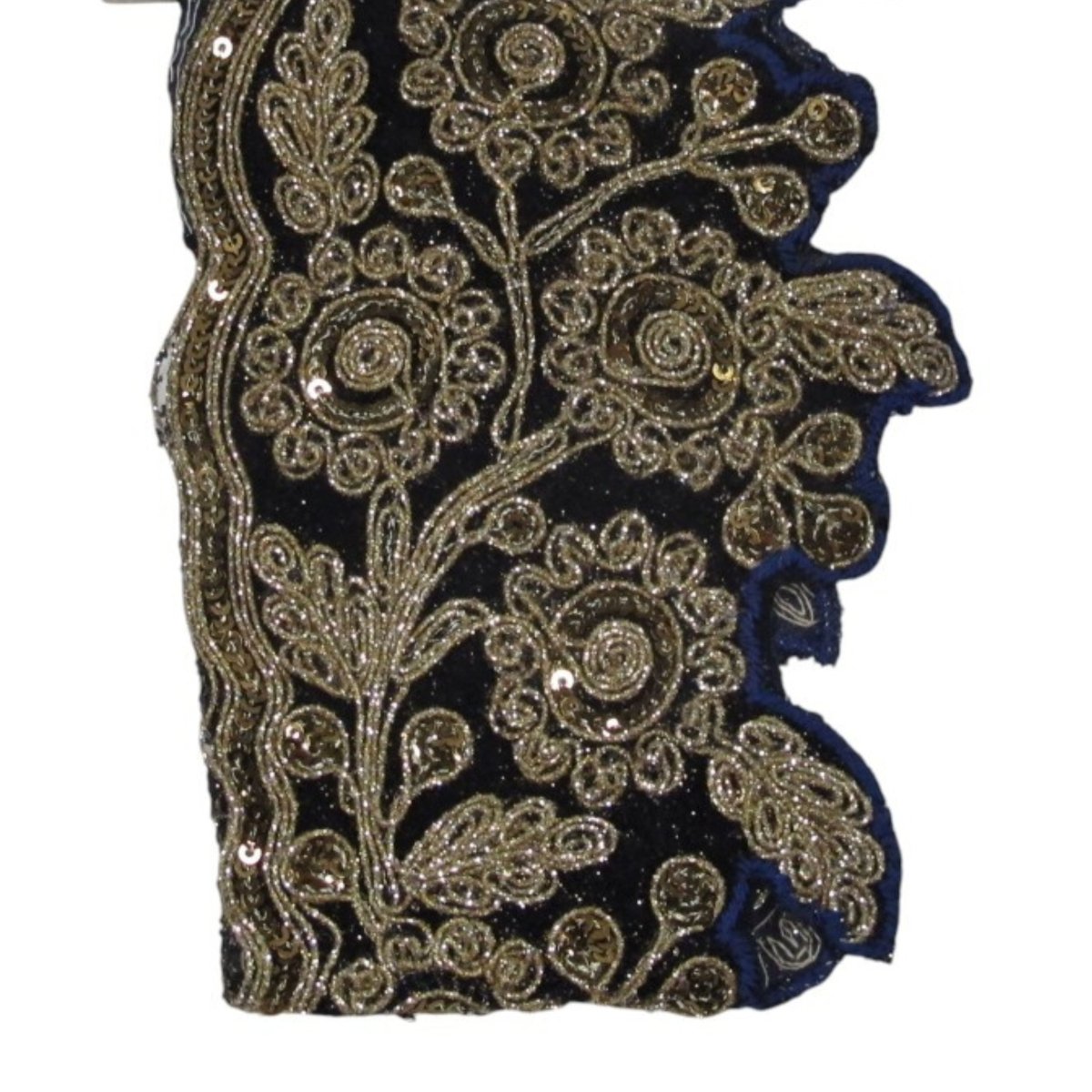 Shop For 4" Velvet Medallion Ribbon: Navy Blue (10 Yards)