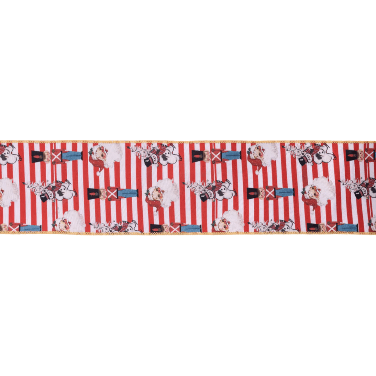 Shop For 4" Vintage Toys Santa Ribbon: Red/White (10 Yards)