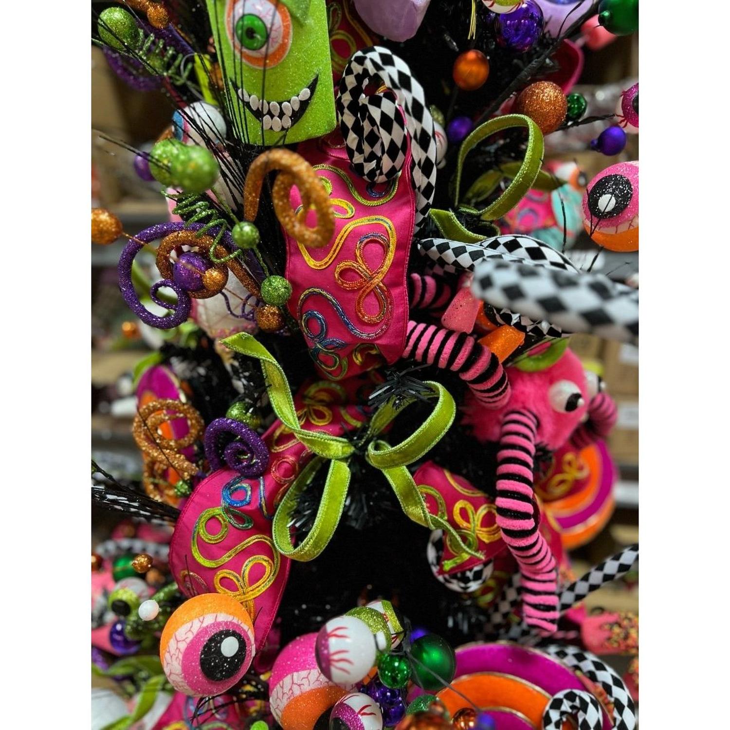 4" Whimsy Ribbon: Fuchsia (10 Yards)