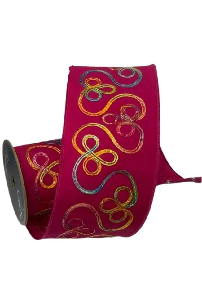 Shop For 4" Whimsy Ribbon: Fuchsia (10 Yards)