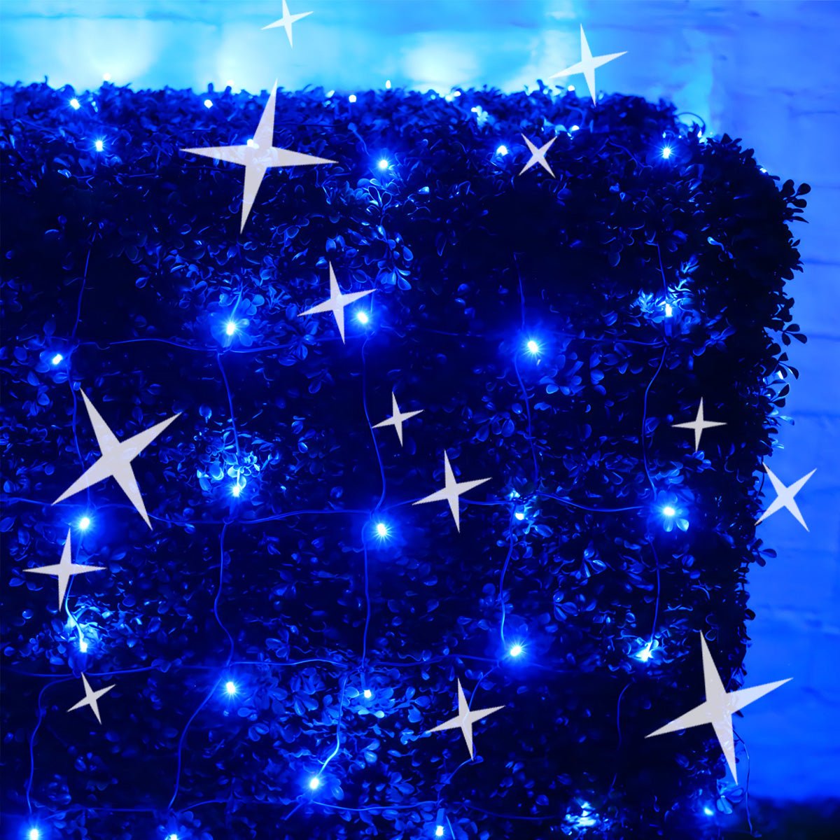 Shop For 4' x 6' Blue 5mm LED Smooth Fade DreamSpark Net Lights