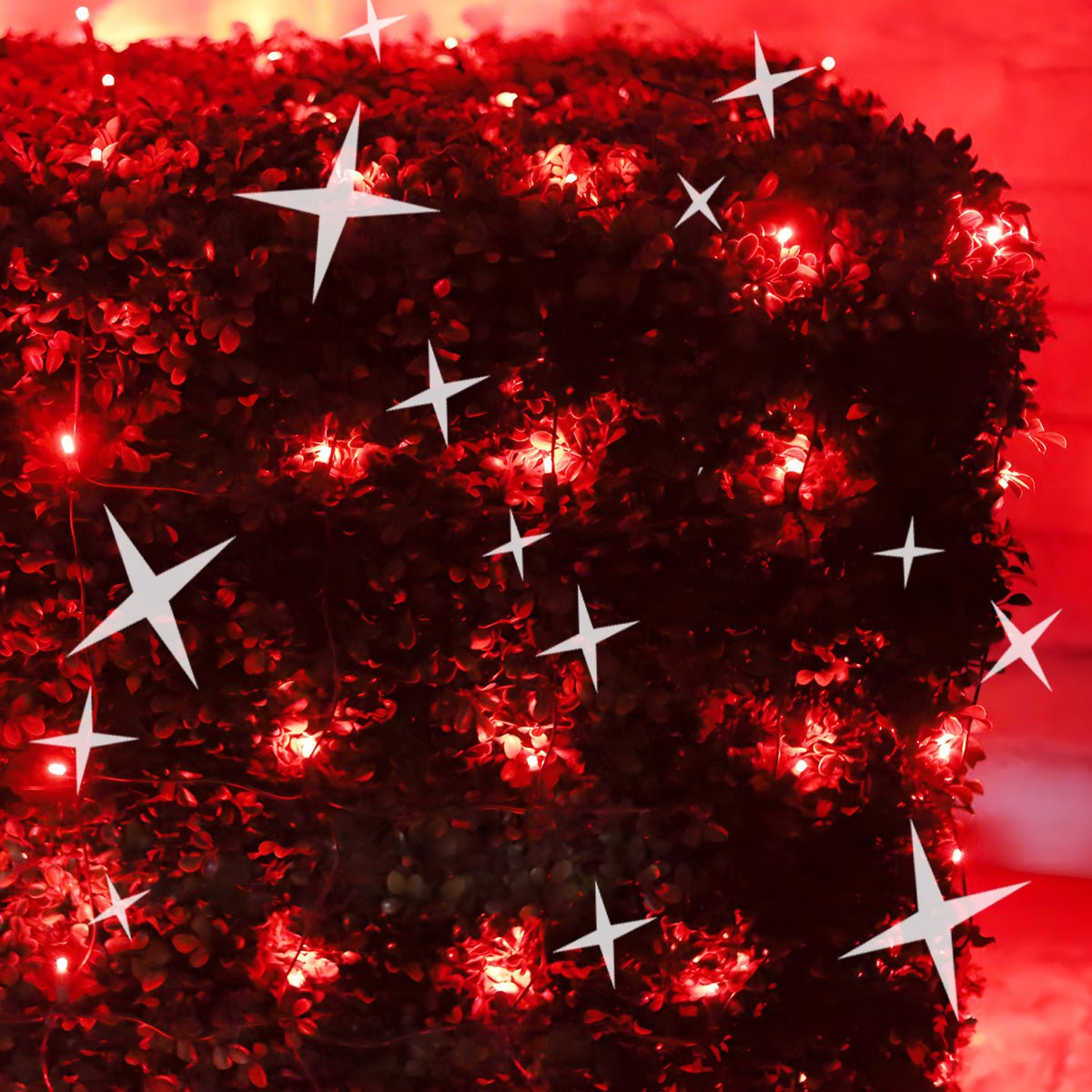Shop For 4' x 6' Red 5mm LED Smooth Fade DreamSpark Net Lights