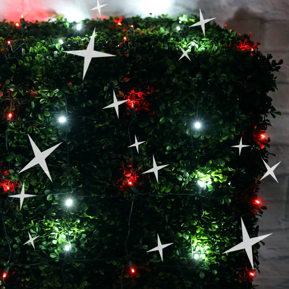 Shop For 4' x 6' Red and Cool White 5mm LED Smooth Fade DreamSpark Net Lights