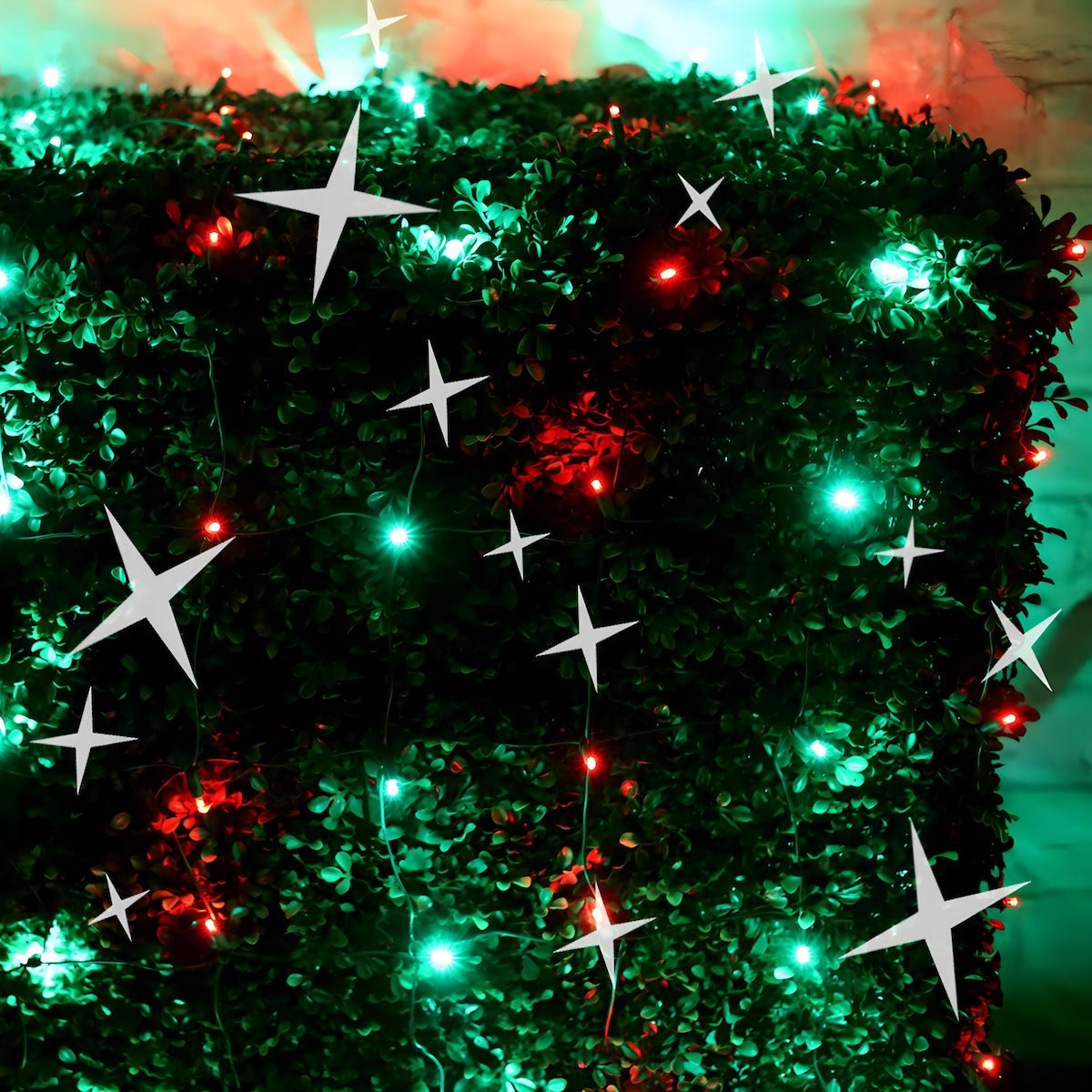 Shop For 4' x 6' Red and Green 5mm LED Smooth Fade DreamSpark Net Lights