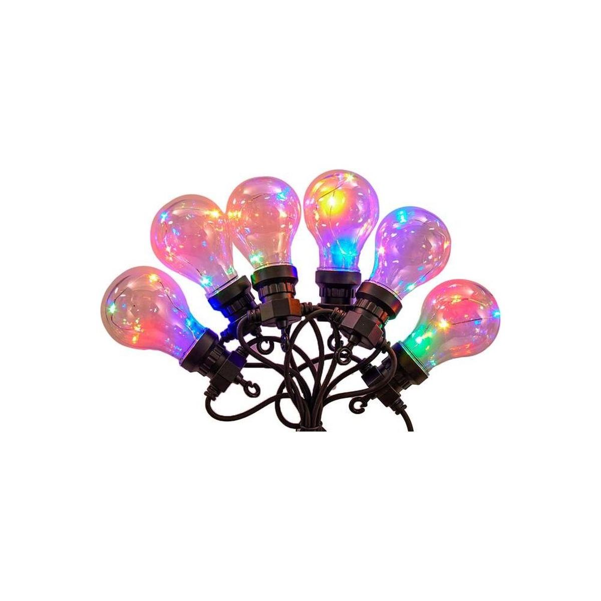 Shop For 40 - Light Edison Bulb Set with Multi - Colored Fairy Lights