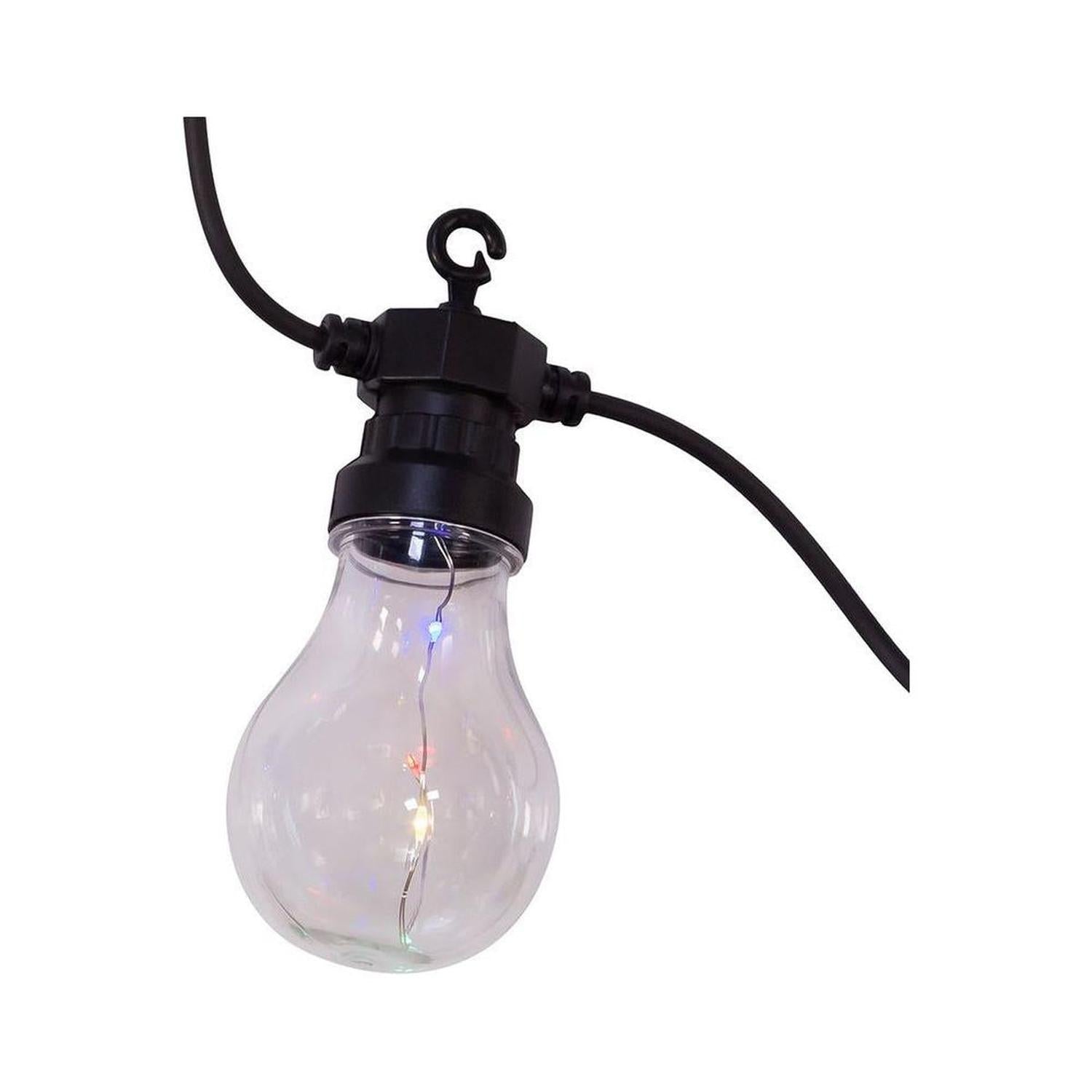 40-Light Edison Bulb Set with Multi-Colored Fairy Lights