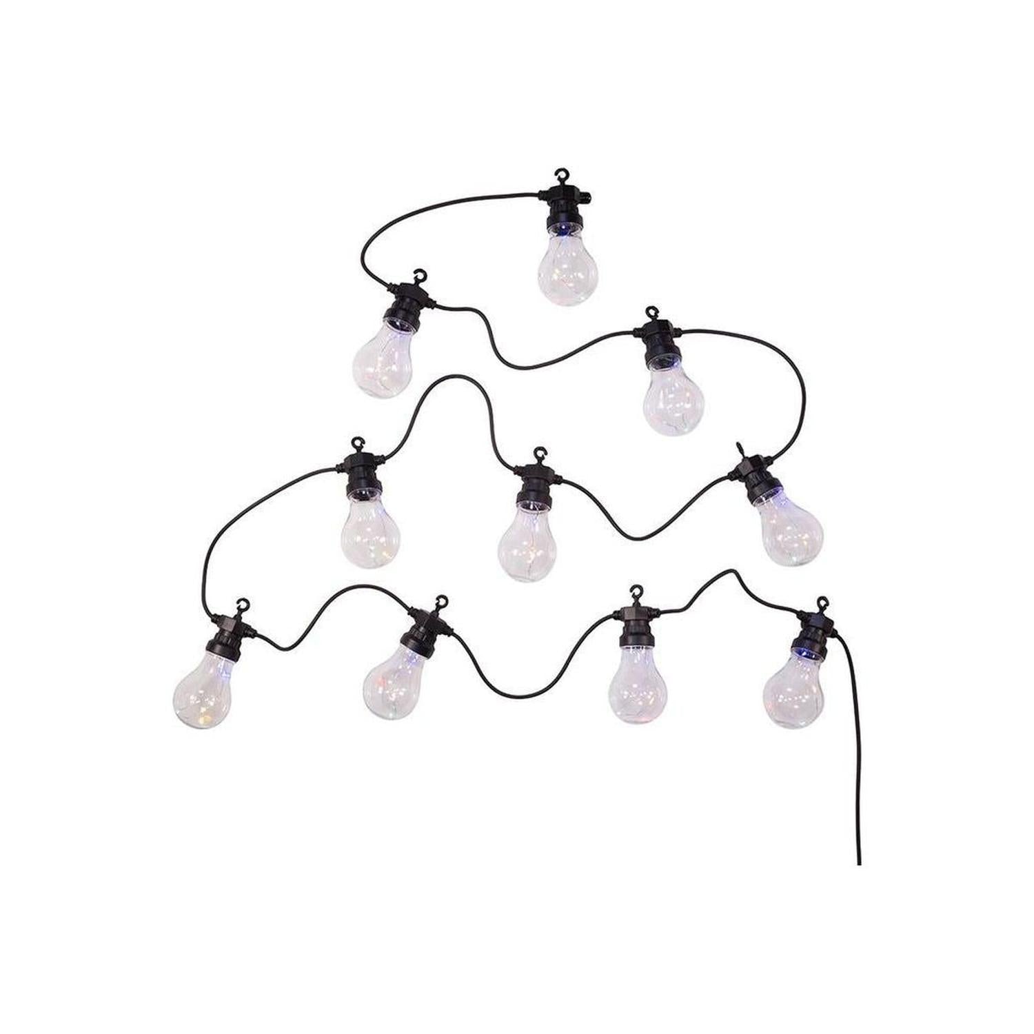 40-Light Edison Bulb Set with Multi-Colored Fairy Lights