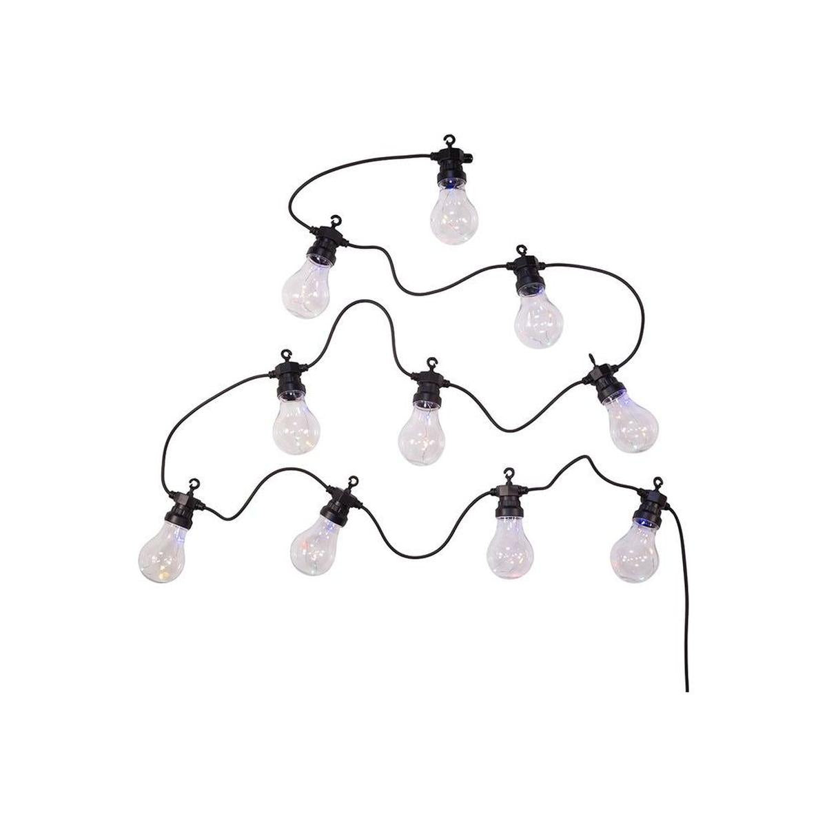 Shop For 40 - Light Edison Bulb Set with Multi - Colored Fairy Lights