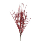 Shop For 41" Tinsel Grass Spray: Red