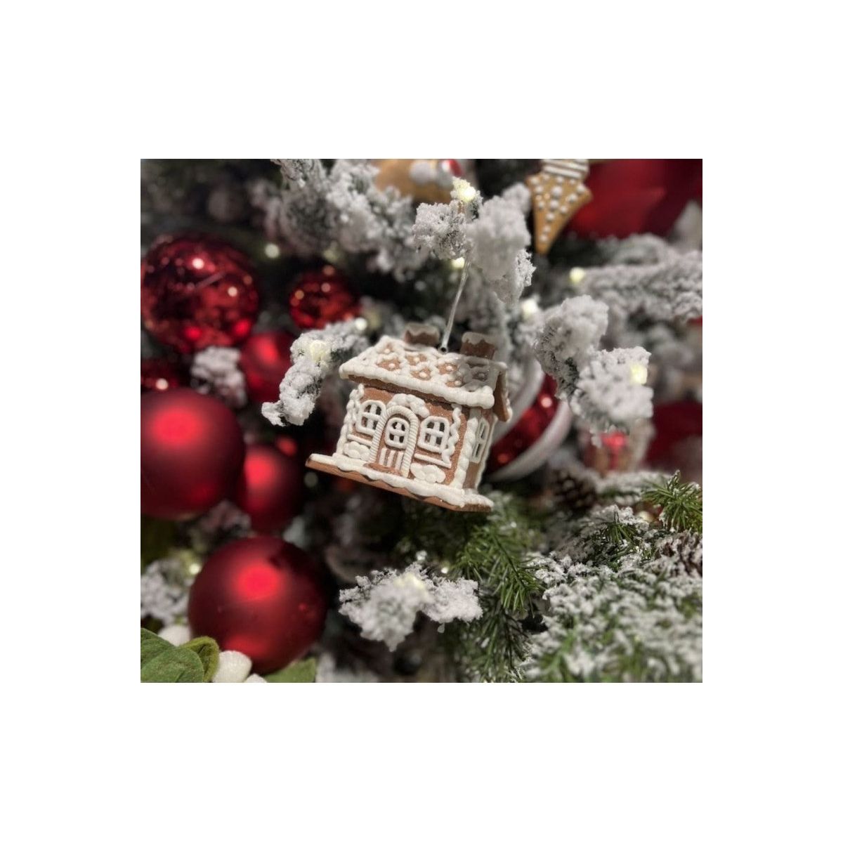 Shop For 4.25" Lighted Gingerbread House Ornament (Set of 3)