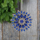 Shop For 4.25in Hanging Faux Jewel Ornament: Blue