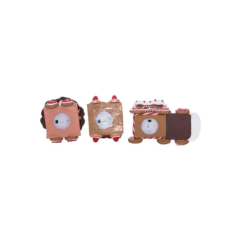 Shop For 4.3" LED Claydough Gingerbread Train (3 Piece Set)