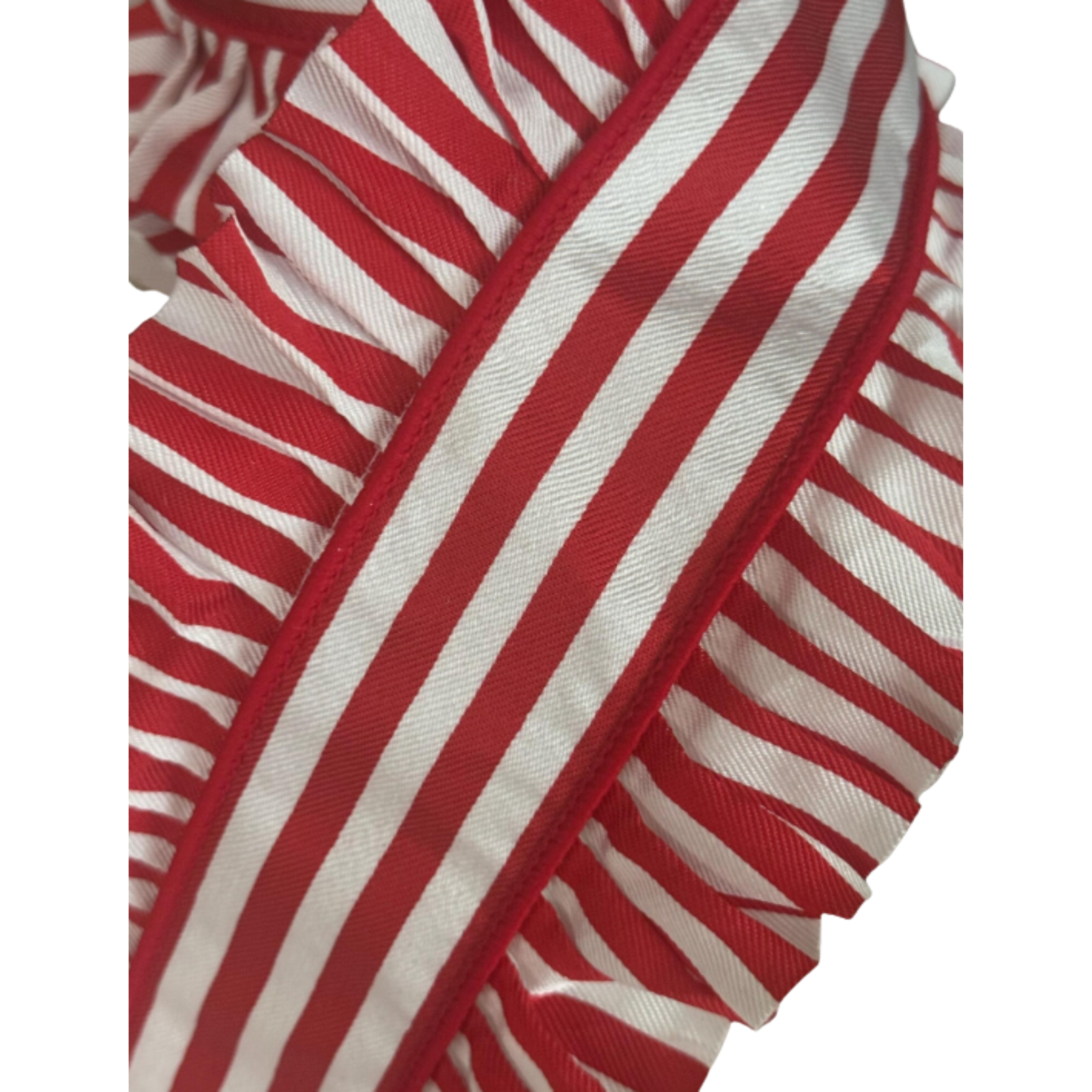 Shop For 4.5" Candy Wrap Ruffle Ribbon: Red (5 Yards)