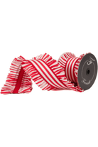 Shop For 4.5" Candy Wrap Ruffle Ribbon: Red (5 Yards)