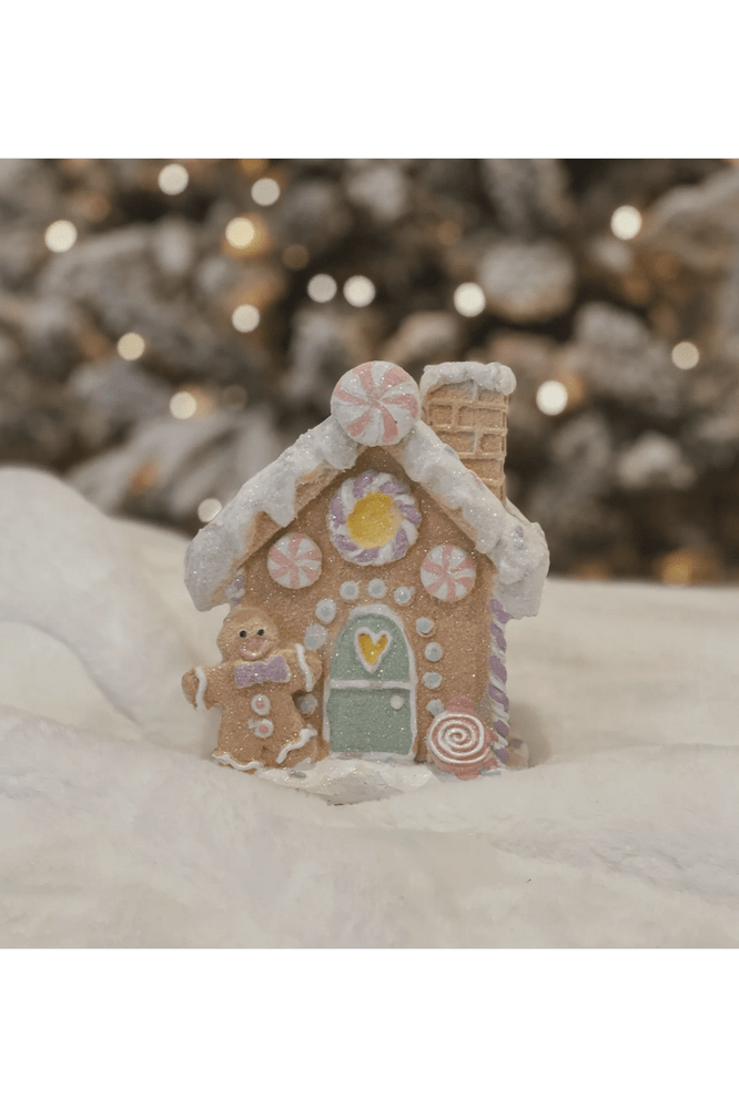 Shop For 4.5" LED Pastel Gingerbread House