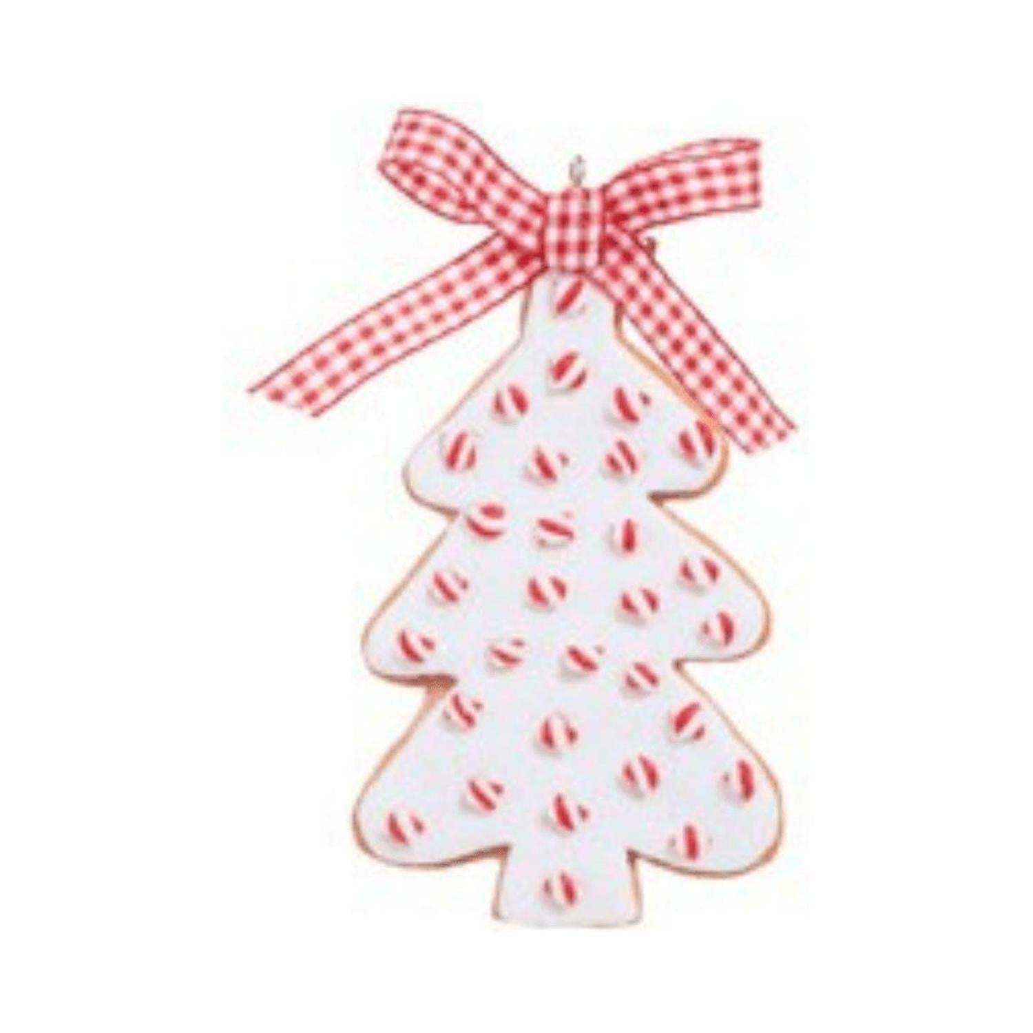 4.5" Peppermint Sprinkles Cookie Ornament