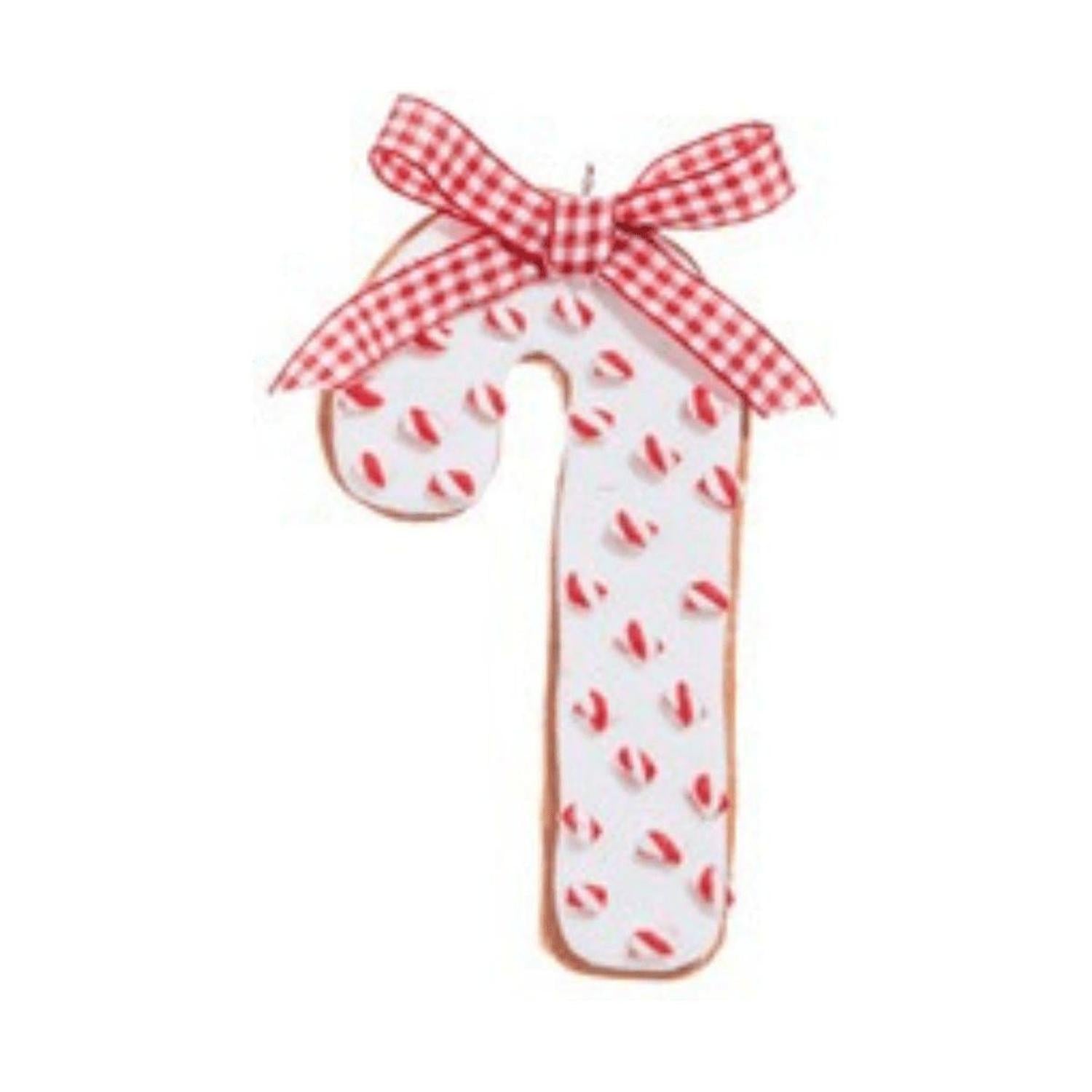 4.5" Peppermint Sprinkles Cookie Ornament
