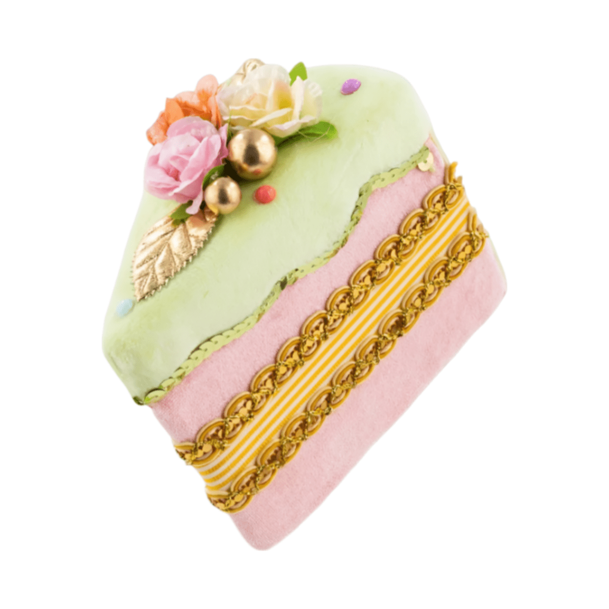 Shop For 4.5in Pink Cake Slice Ornament