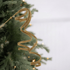 Shop For 46" Glitter Bead Curly Spray: Gold