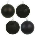 Shop For 4.75in Black Christmas Ornament Assortment (Set of 4)