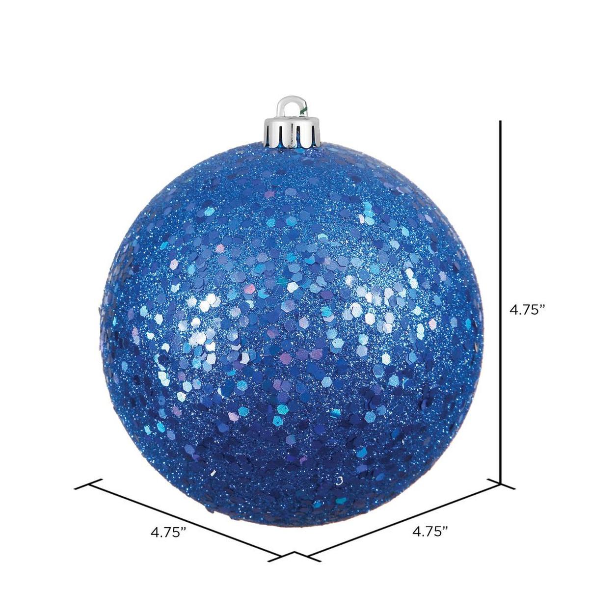 Shop For 4.75in Blue Finish Christmas Ornament Assortment (Set of 4)