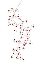 Shop For 48" Metal Jewel Garland: Red/Clear