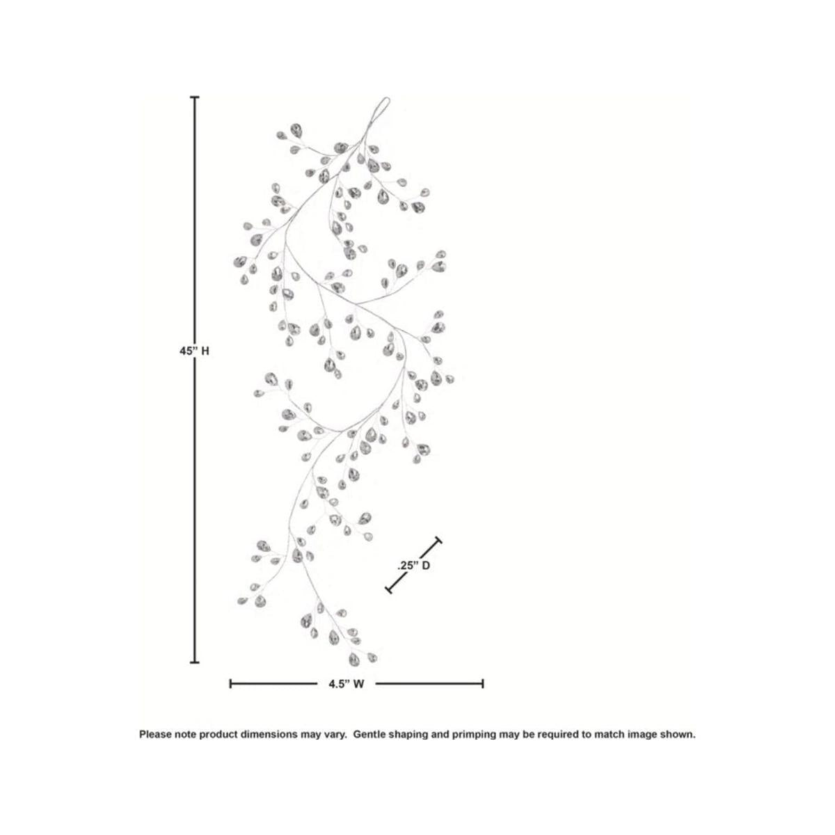 Shop For 48" Metal Jewel Garland: Silver