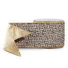 Shop For 4in Black and White Tweed Ribbon (10 Yards)