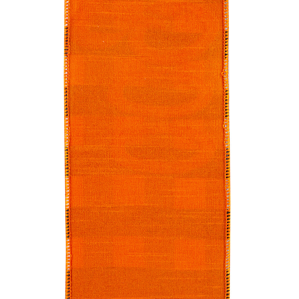 Shop For 4in Boo Embroidered Check Wired Ribbon (5 Yards)
