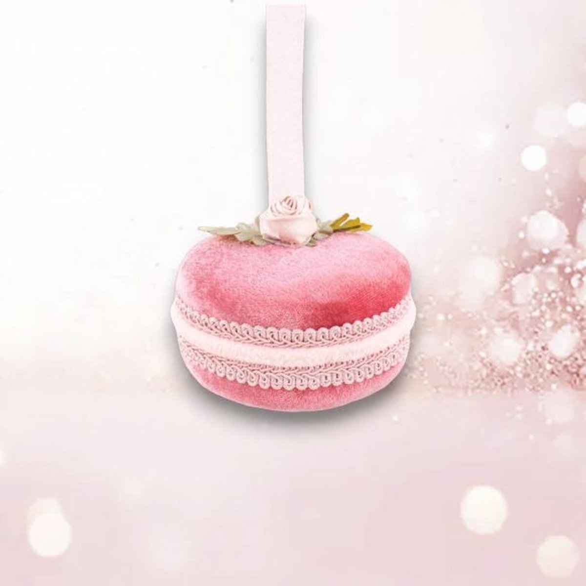 Shop For 4in Bright Pink Macaron Ornament