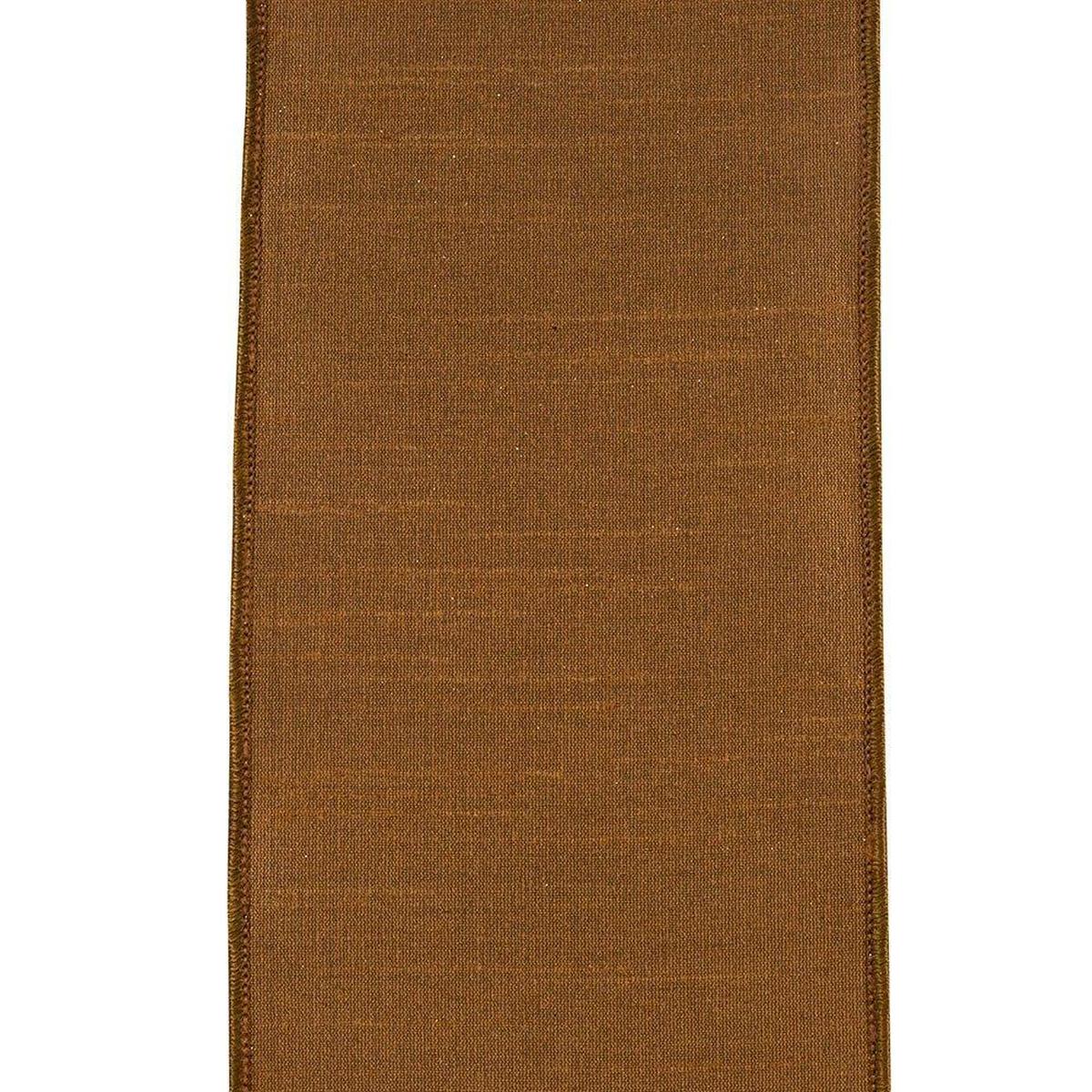 Shop For 4in Diagonal Glitter Stripe Ribbon: Brown (5 Yards)