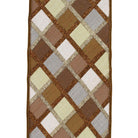 Shop For 4in Diagonal Glitter Stripe Ribbon: Brown (5 Yards)