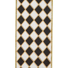 Shop For 4in Diamond Elite Metallic Ribbon: Black/White (10 Yards)