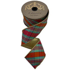 Shop For 4in Dupion Bias Plaid, Ribbon: Pink, Ice Blue, Orange (10 Yards)