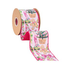 Shop For 4in Dupioni Pink Gingerbread and Bows Ribbon (10 Yards)
