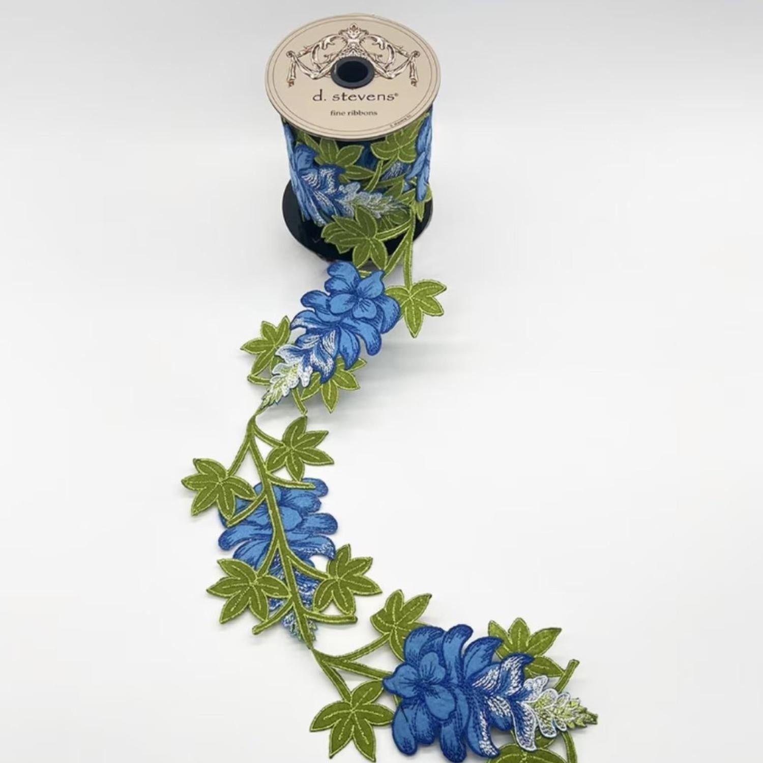 4in Felt Texas Bluebonnets Garland (5 Yards)