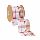 Shop For 4in Gingerbread Plaid Theme Ribbon (10 Yards)