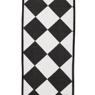 Shop For 4in Grand Diamond Dupioni Ribbon: Black/White (10 Yards)
