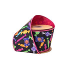 Shop For 4in Halloween Candy on Black w/ Pink Backing (10 Yards)