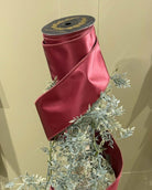 Shop For 4in JME Burgundy Satin Fused Ribbon (10 Yards)