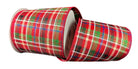 Shop For 4in Lauren Homespun Plaid Ribbon: Red, Green and Blue (10 Yards)