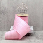 Shop For 4in Linen Moorland Ribbon: Pink (10 Yards)