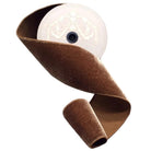 Shop For 4in Lush Velvet Dupion Back Ribbon: Walnut Brown (10 Yards)