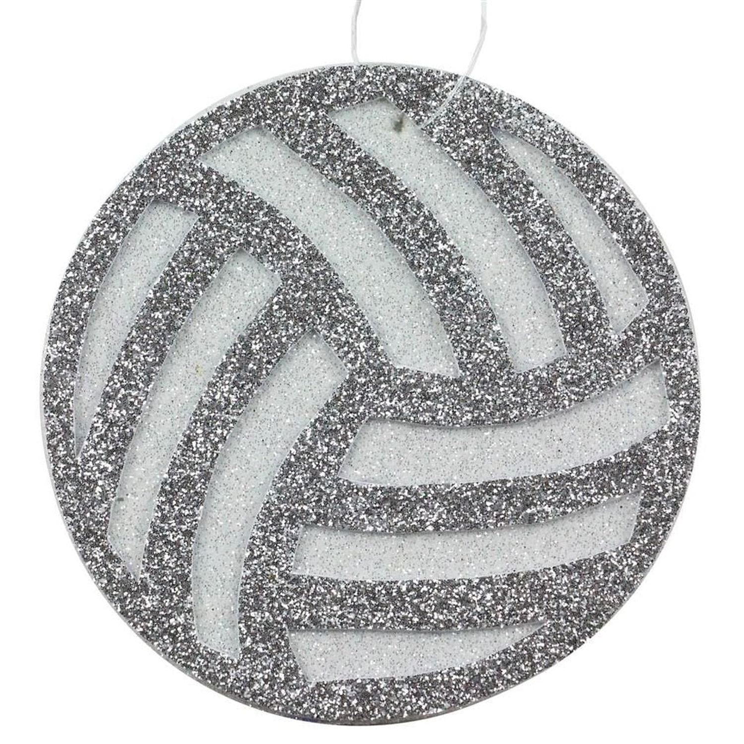 Shop For 4in Metallic Glitter Volleyball Ornament