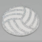 Shop For 4in Metallic Glitter Volleyball Ornament
