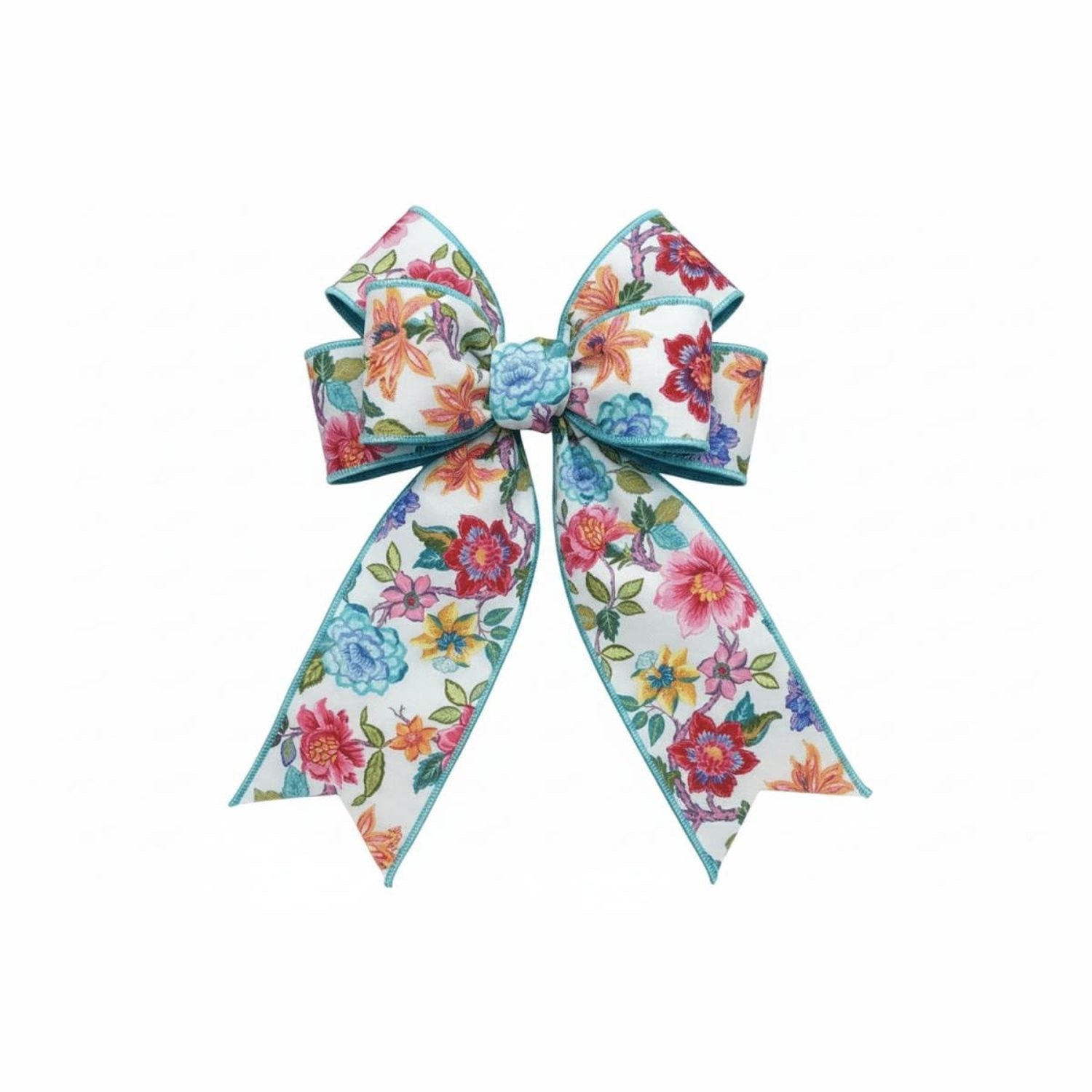 Shop For 4in Mix Colorful Floral Ribbon: Multi (10 Yards)