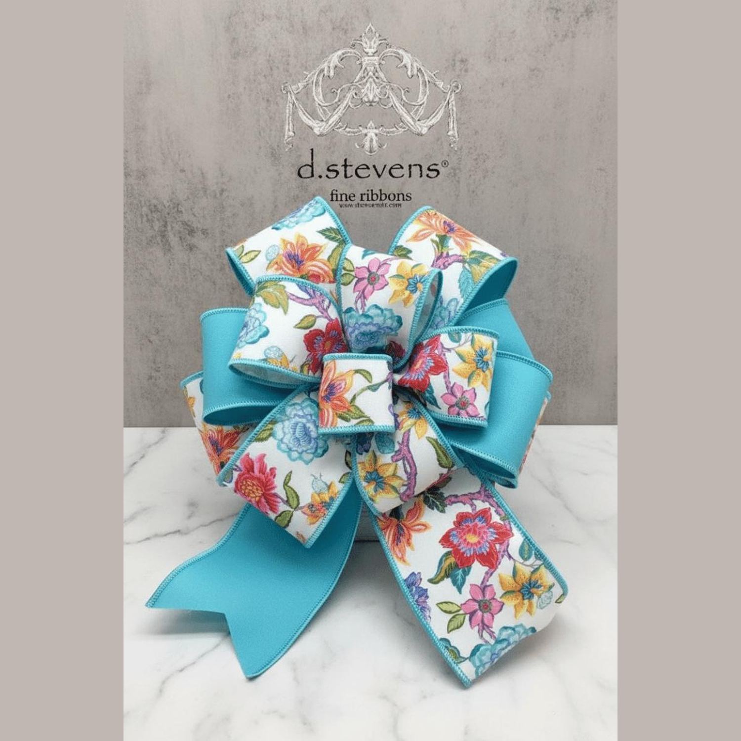 Shop For 4in Mix Colorful Floral Ribbon: Multi (10 Yards)