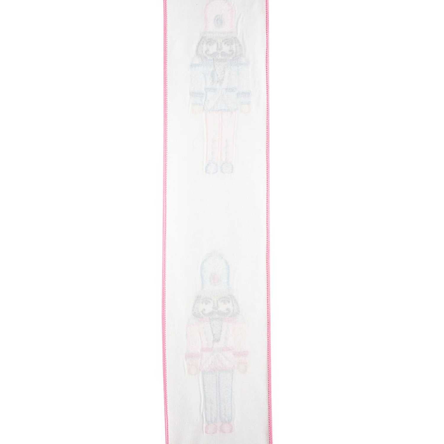 Shop For 4in Nutcracker Embroidery Ribbon: Pink (5 Yards)